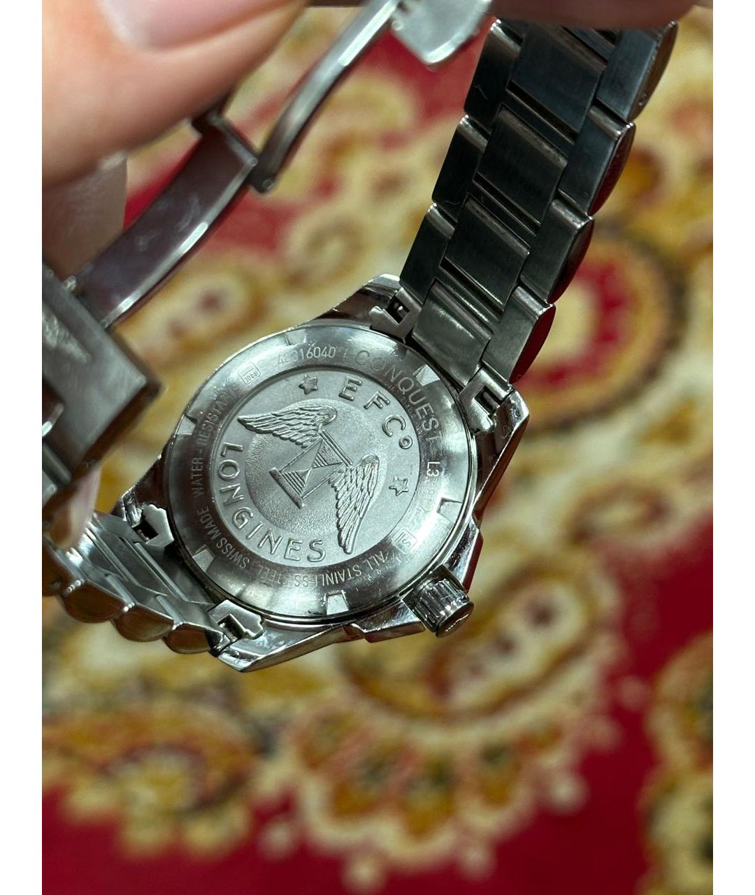 LONGINES Серебряные часы, фото 2