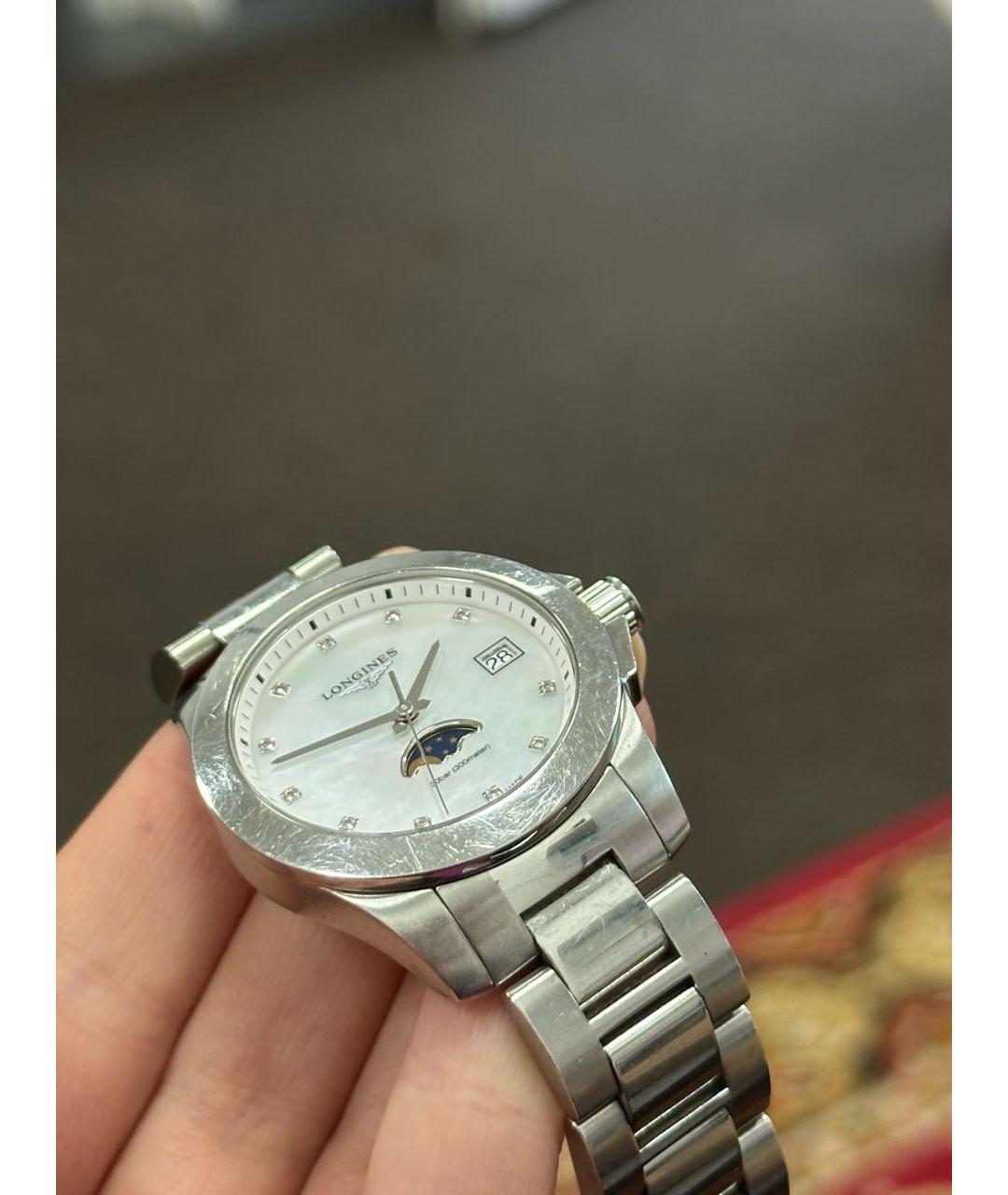 LONGINES Серебряные часы, фото 4