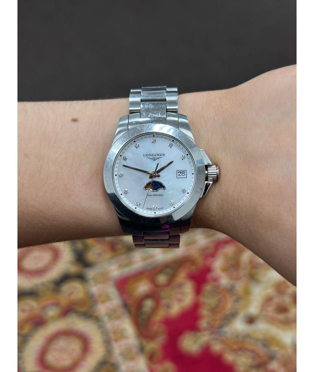 LONGINES Серебряные часы, фото 8