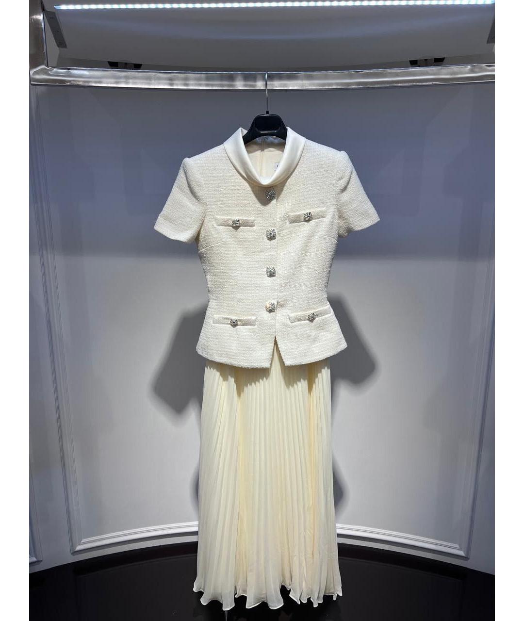 SELF-PORTRAIT Белое полиэстеровое платье, фото 2