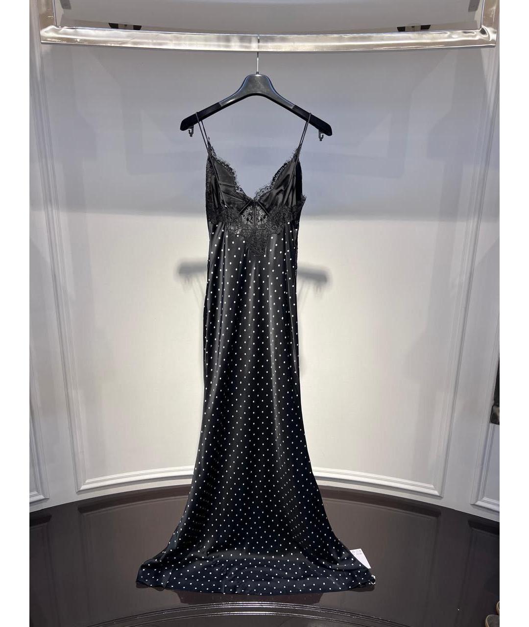 SELF-PORTRAIT Черное полиэстеровое вечернее платье, фото 3