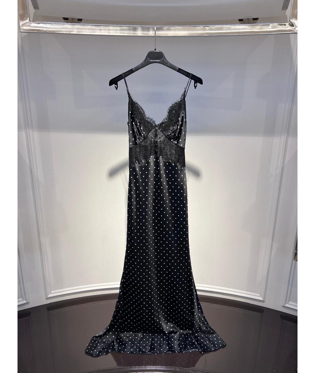 SELF-PORTRAIT Черное полиэстеровое вечернее платье, фото 2