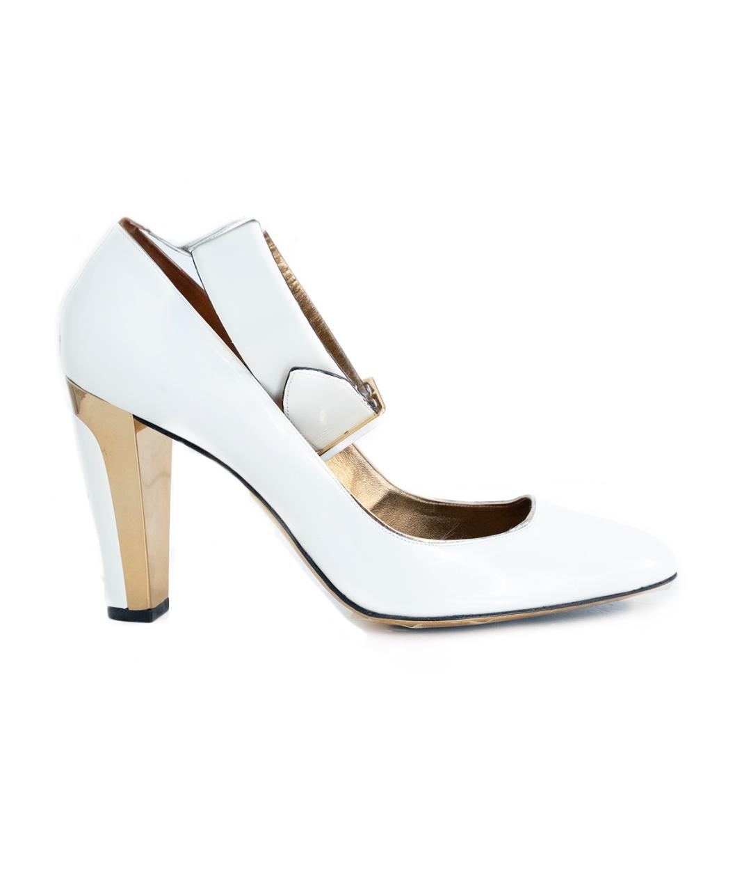 BARBARA BUI Белые кожаные туфли, фото 1