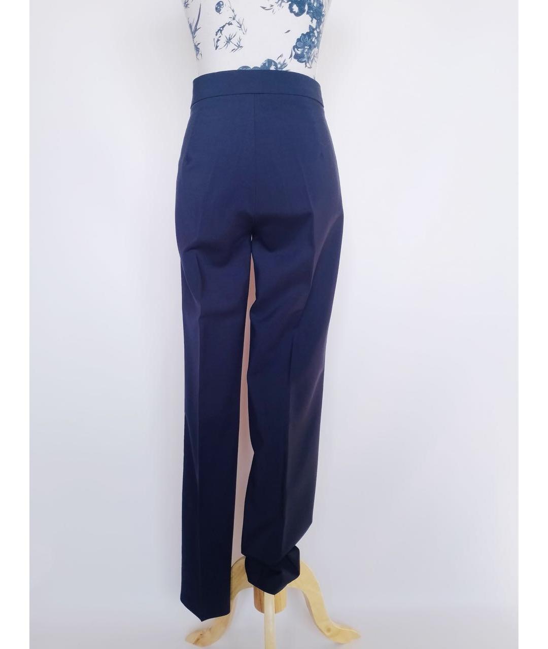 MAX MARA Темно-синий шерстяной костюм с брюками, фото 4