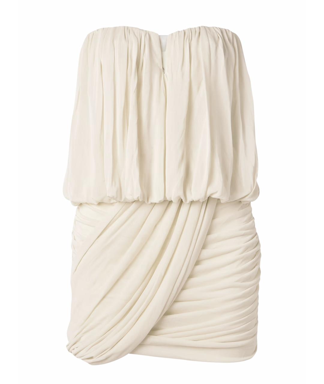 ISABEL MARANT Бежевое вискозное коктейльное платье, фото 1