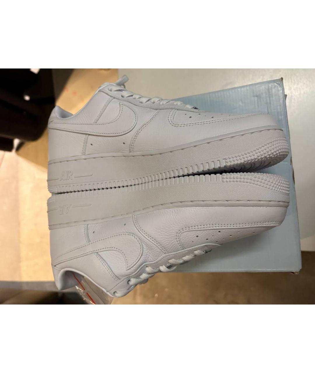 NIKE Белые кожаные низкие кроссовки / кеды, фото 3