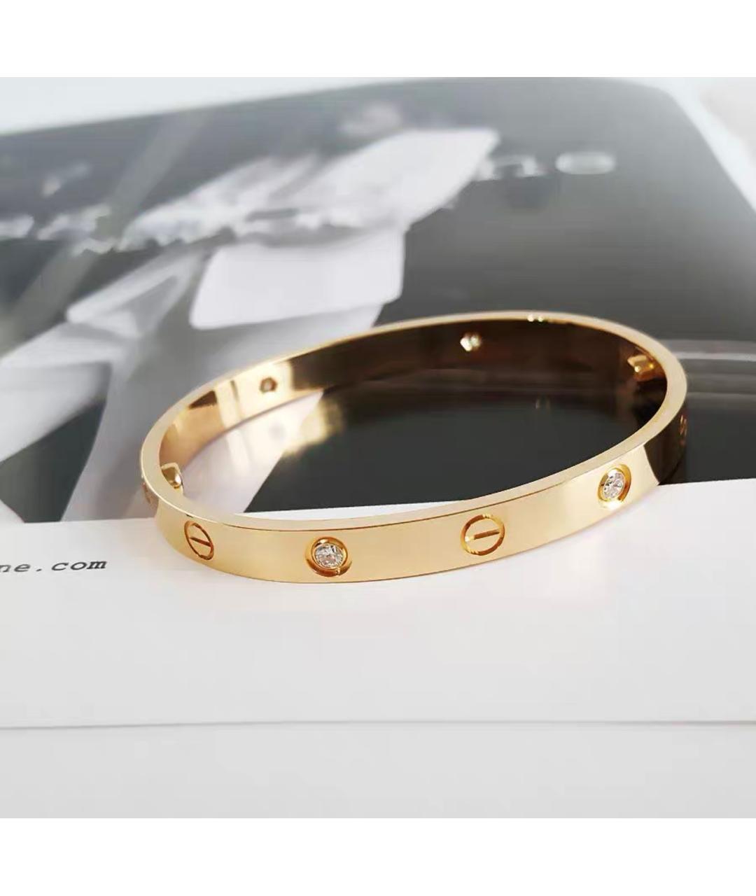 CARTIER Золотой браслет из желтого золота, фото 4