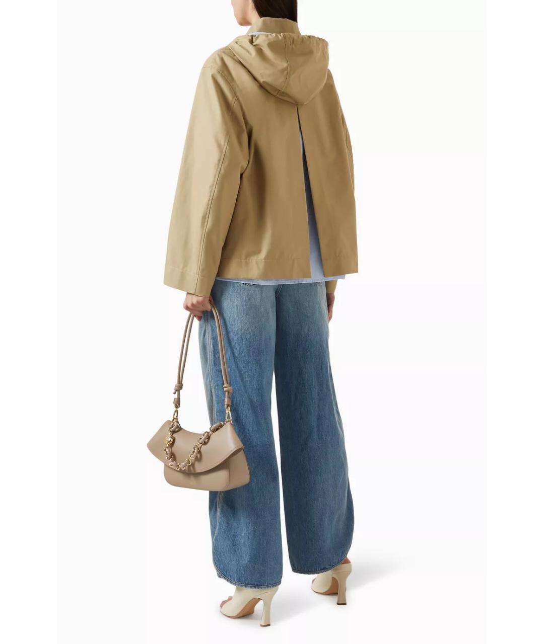 LOEWE Бежевая хлопковая куртка, фото 9