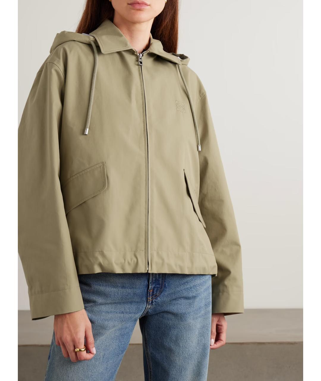 LOEWE Бежевая хлопковая куртка, фото 2