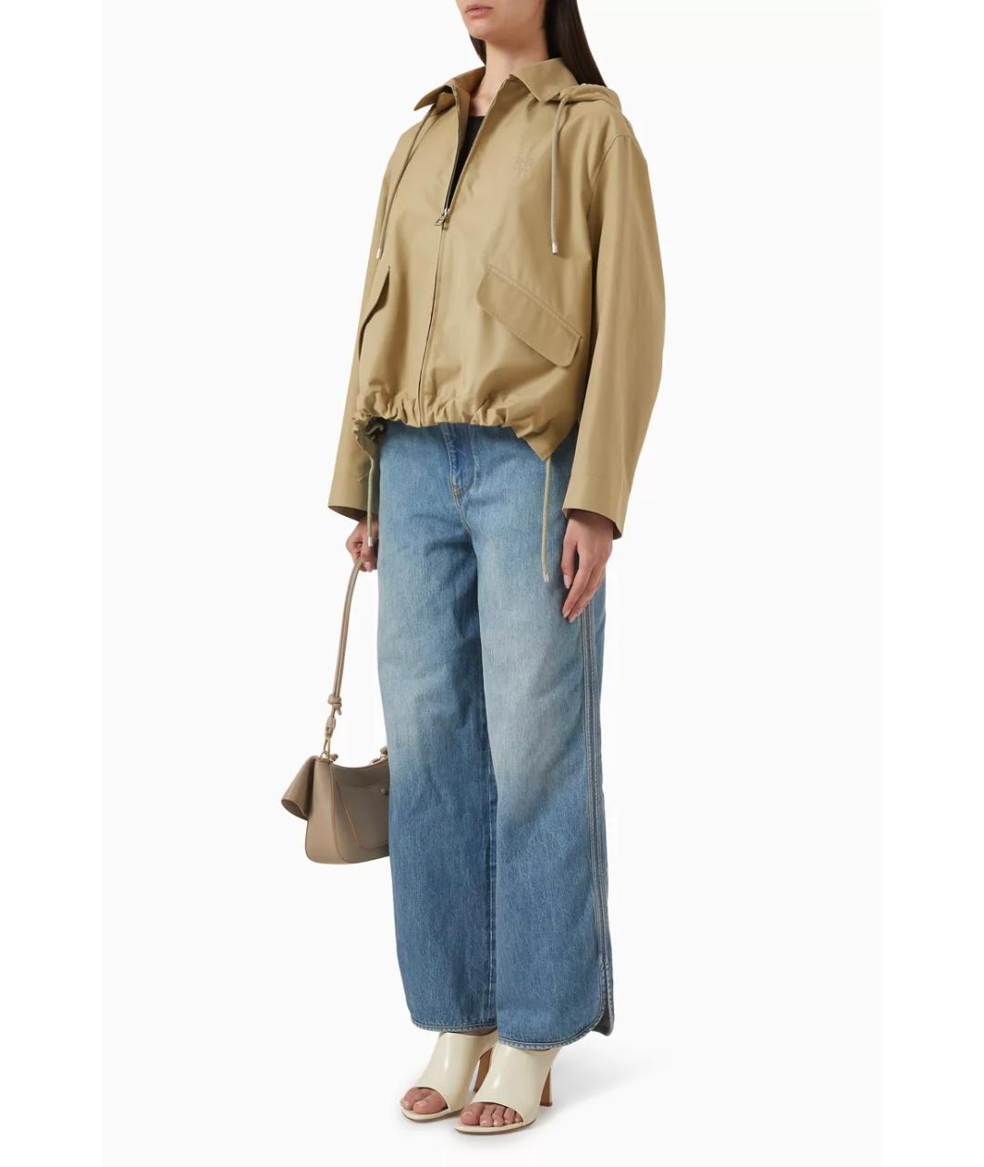 LOEWE Бежевая хлопковая куртка, фото 8