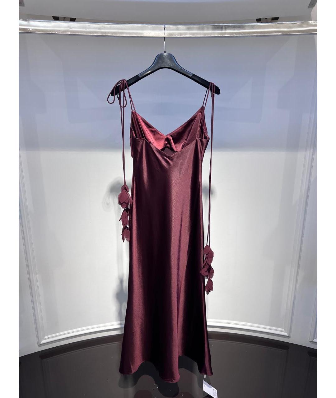 SELF-PORTRAIT Бордовое вечернее платье, фото 3