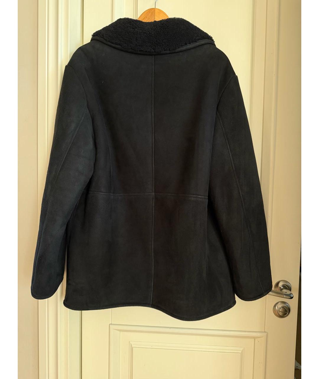 LOULOU STUDIO Черная замшевая дубленка, фото 2