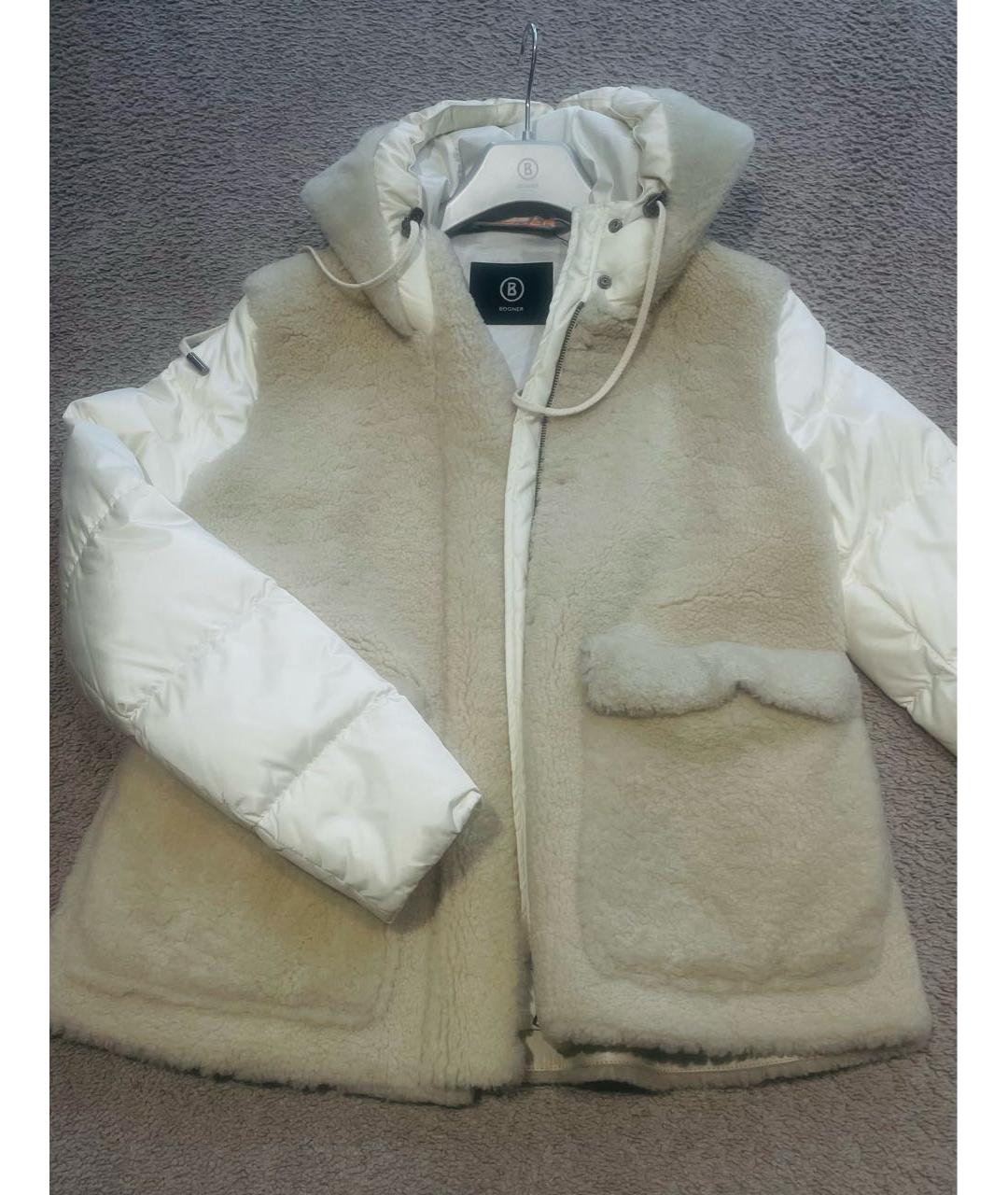 BOGNER Бежевая дубленка, фото 5