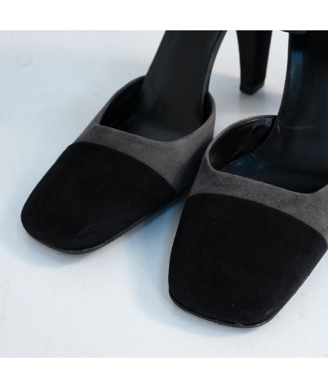 PRADA Серые замшевые туфли, фото 3