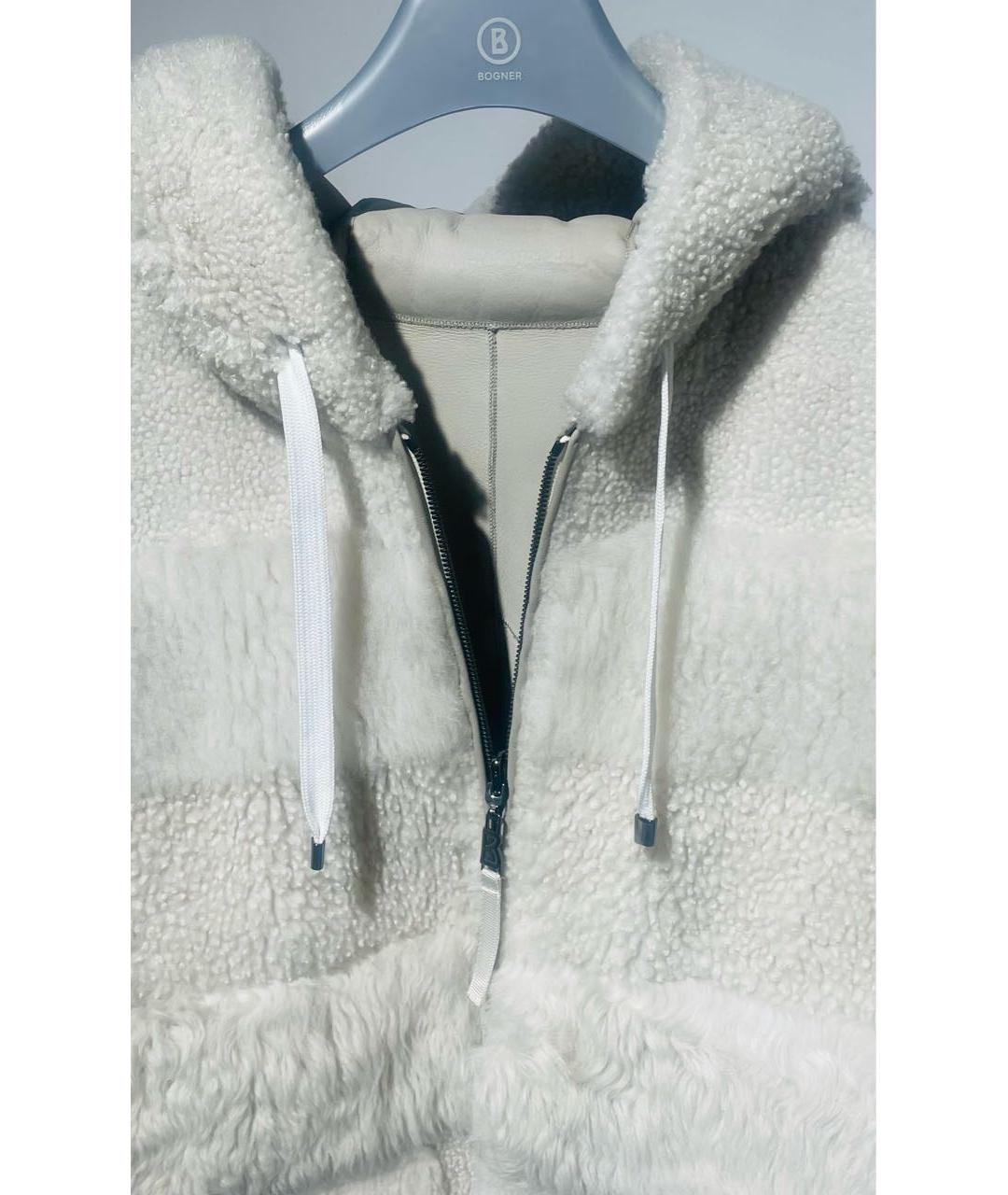 BOGNER Бежевая меховая дубленка, фото 3