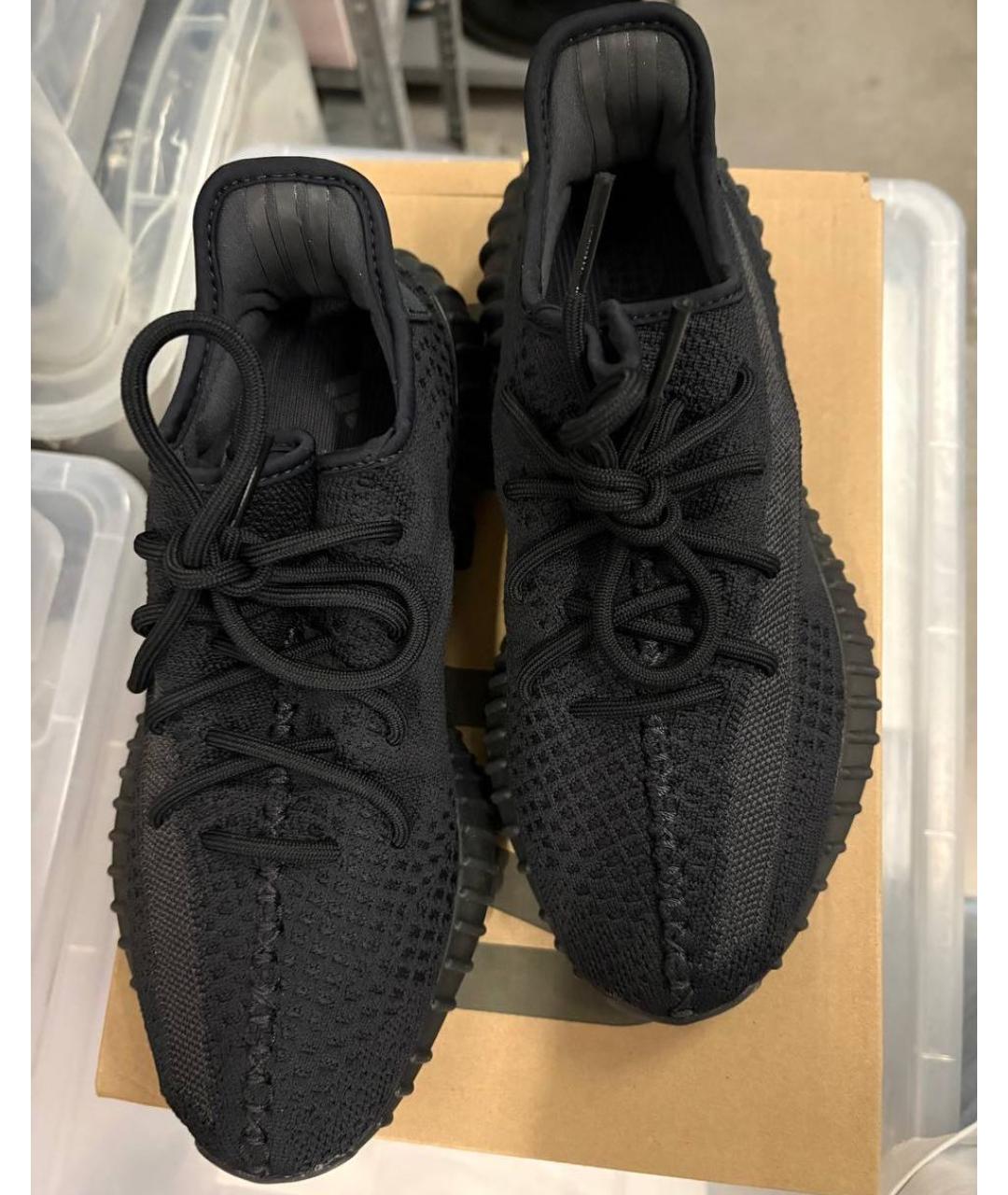 ADIDAS YEEZY Черные текстильные кроссовки, фото 3