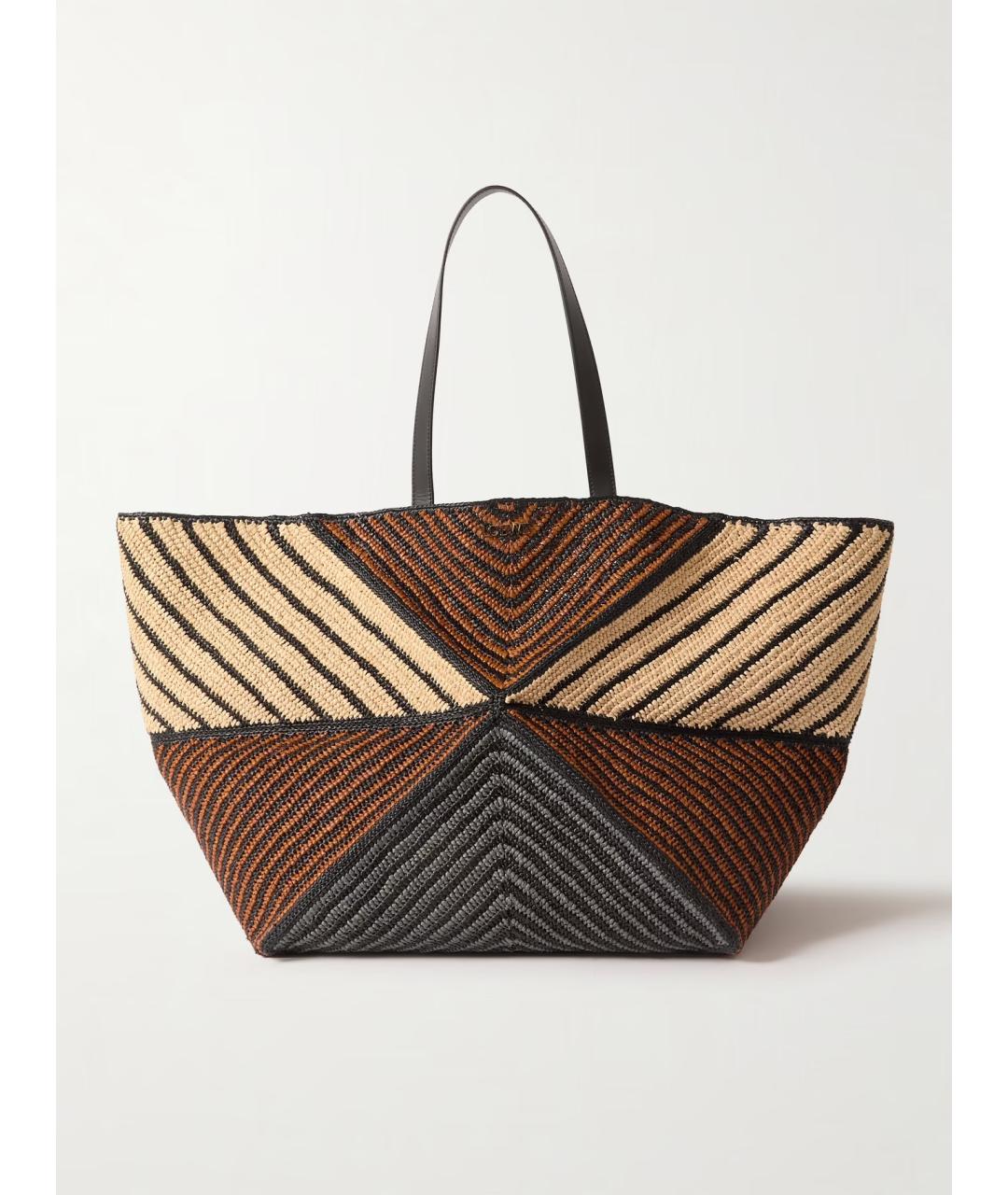 LOEWE Мульти пелетеная сумка с короткими ручками, фото 6