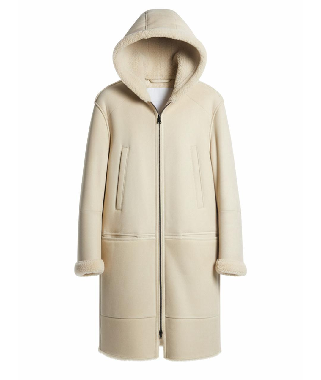 BOGNER Бежевая меховая дубленка/шуба, фото 1