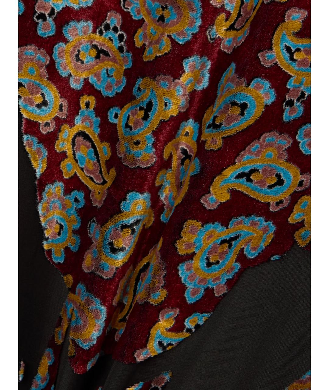 DRIES VAN NOTEN Черная вискозная юбка макси, фото 7