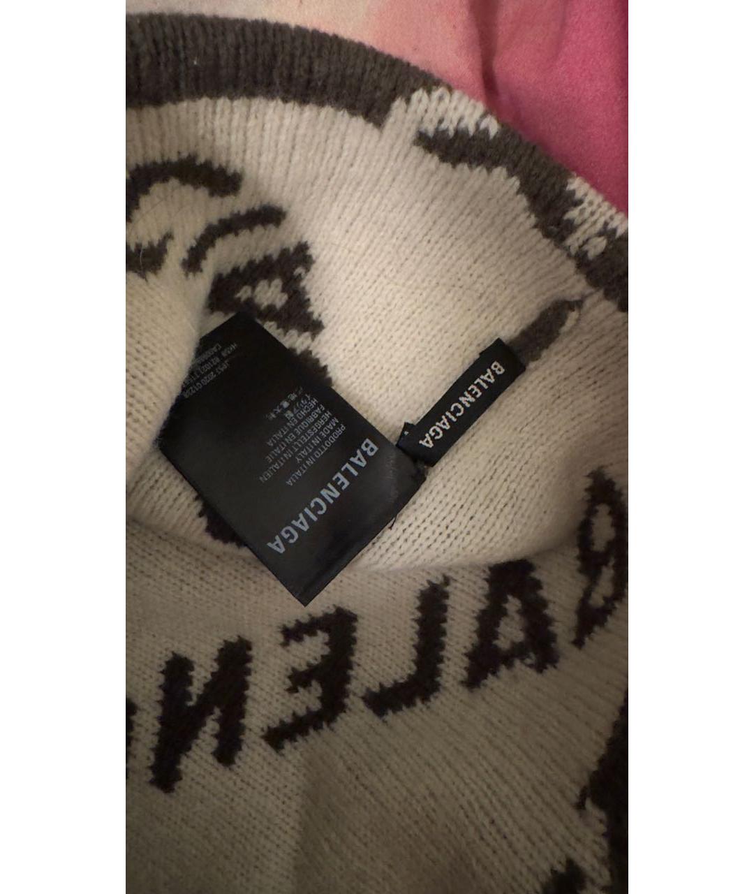 BALENCIAGA Хаки шерстяная шапка, фото 3