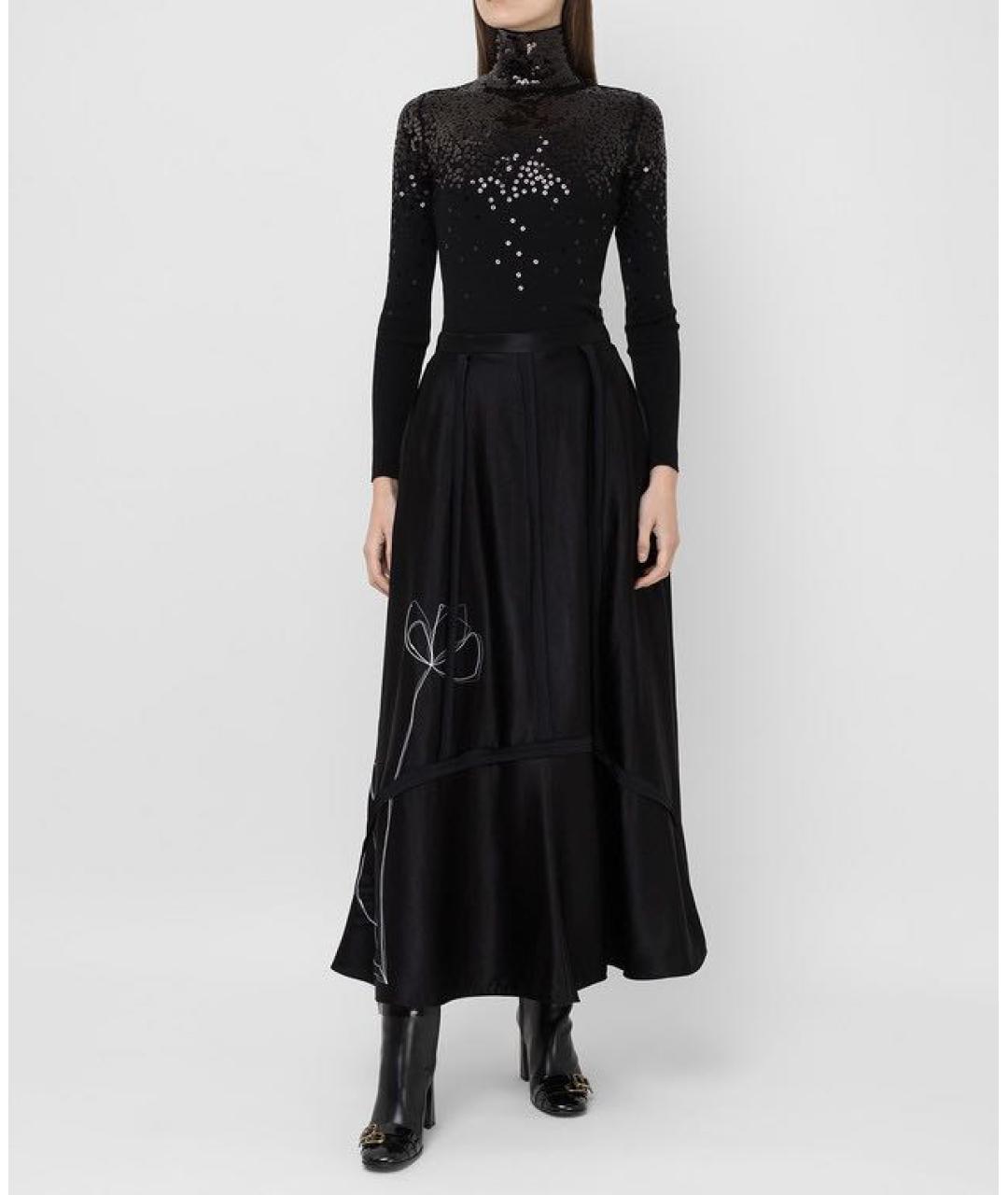 VALENTINO Черная шерстяная водолазка, фото 5