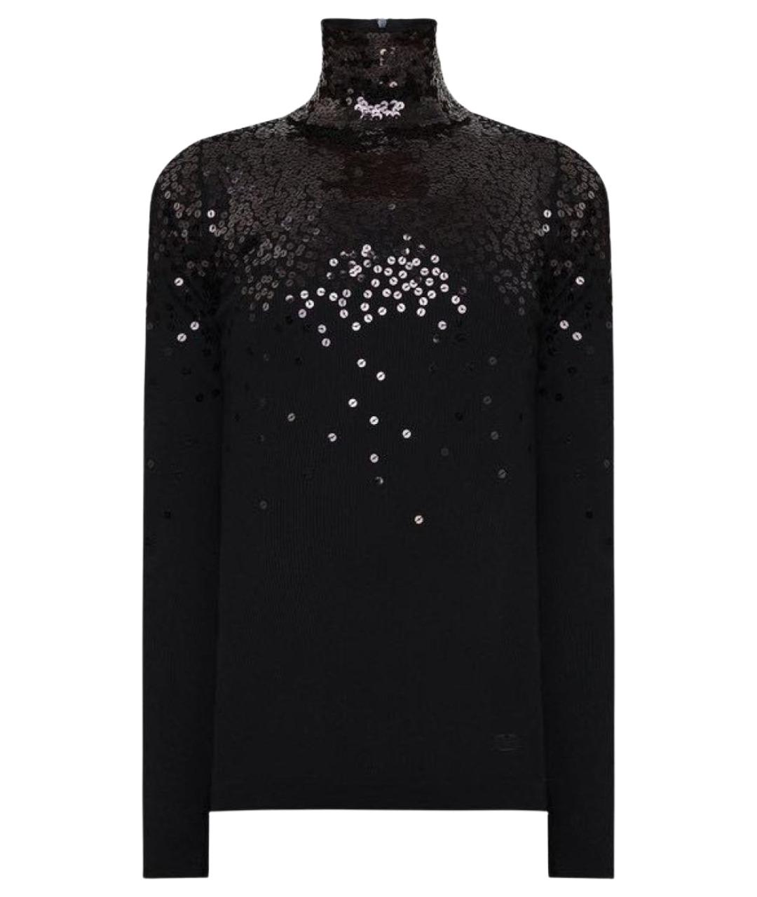 VALENTINO Черная шерстяная водолазка, фото 1