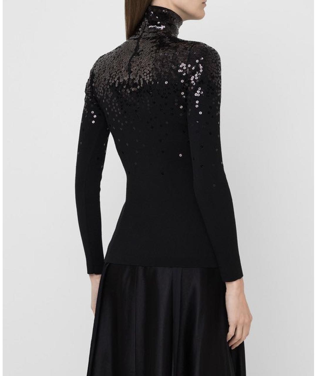 VALENTINO Черная шерстяная водолазка, фото 2
