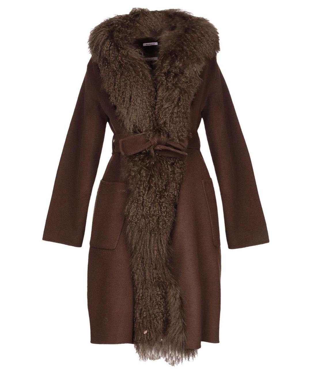 P.A.R.O.S.H. Коричневое шерстяное пальто, фото 1