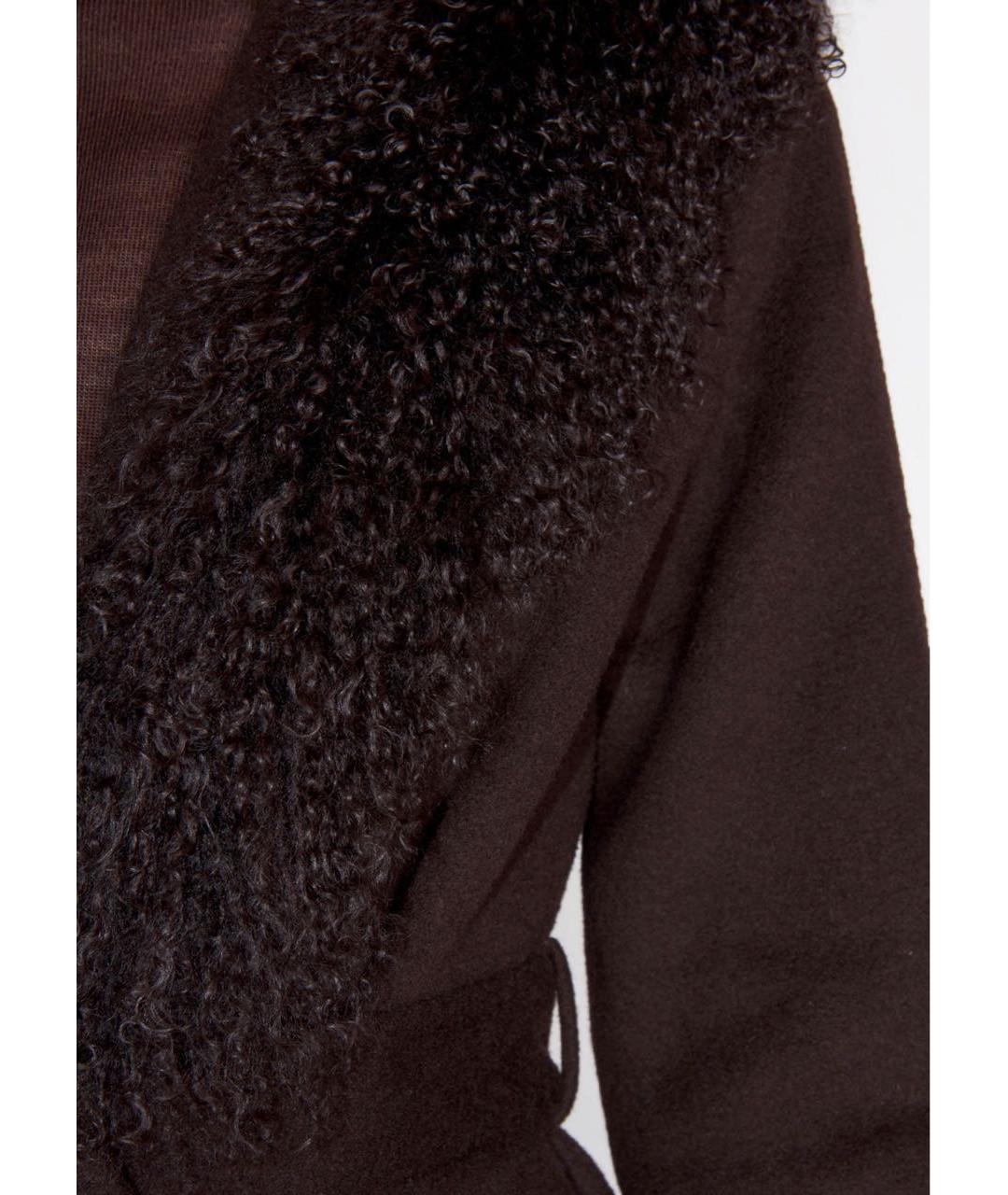 P.A.R.O.S.H. Коричневое шерстяное пальто, фото 6