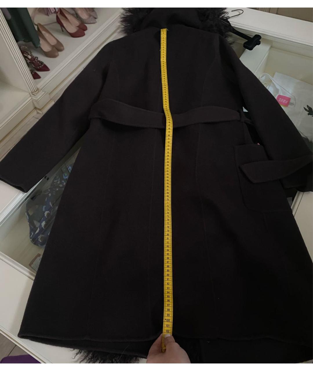 P.A.R.O.S.H. Коричневое шерстяное пальто, фото 8