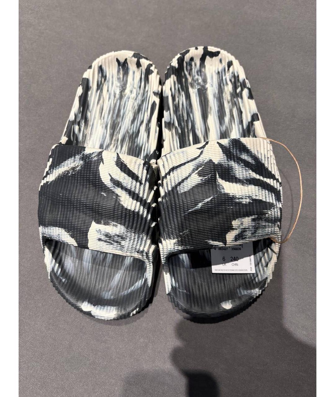 ADIDAS Серые резиновые шлепанцы, фото 2