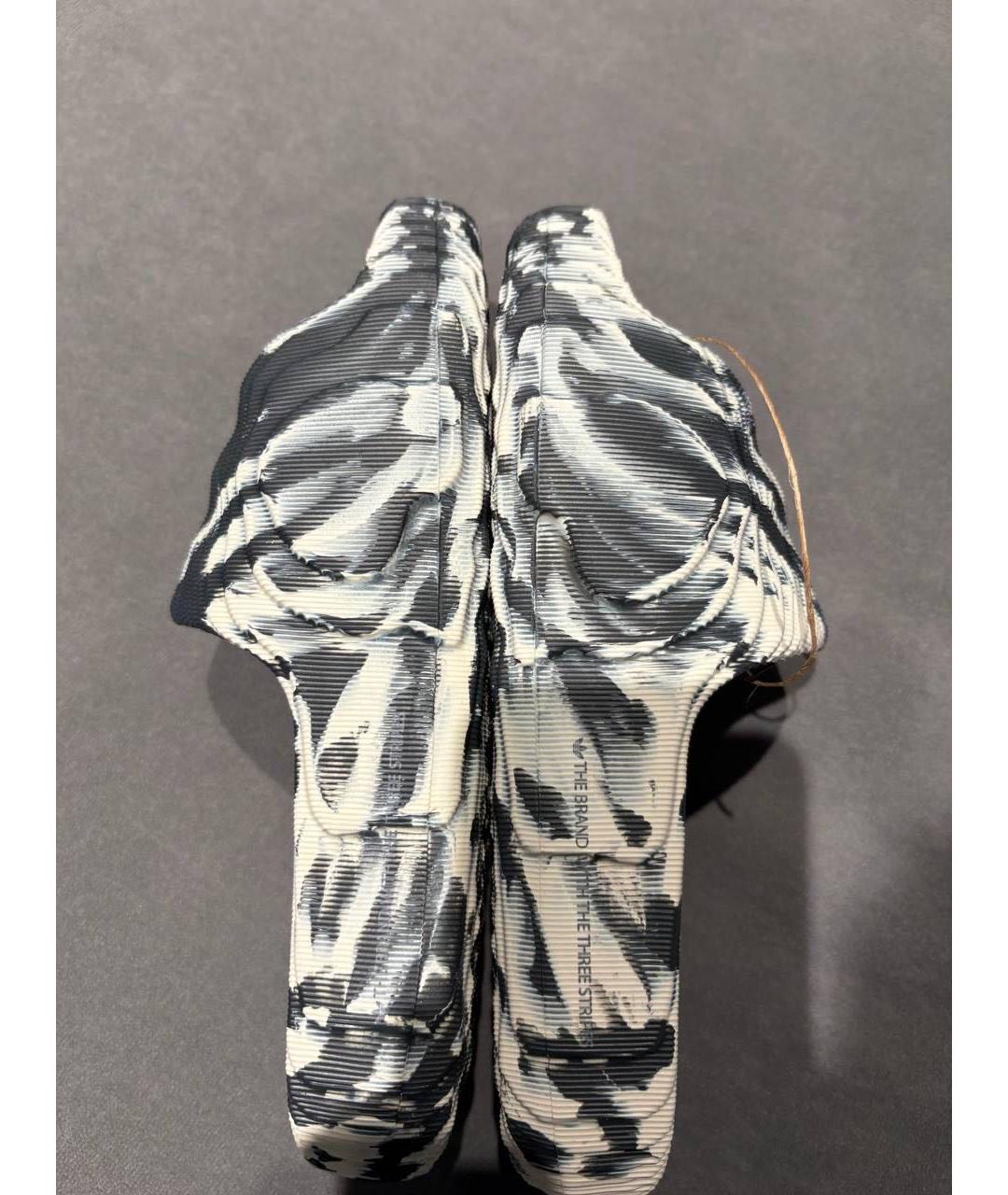 ADIDAS Серые резиновые шлепанцы, фото 3