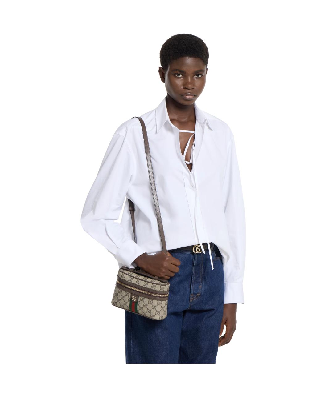 GUCCI Бежевая сумка через плечо, фото 9