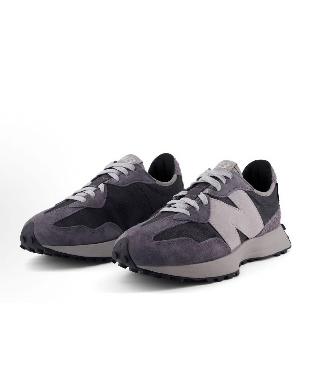 NEW BALANCE Серые текстильные низкие кроссовки / кеды, фото 2