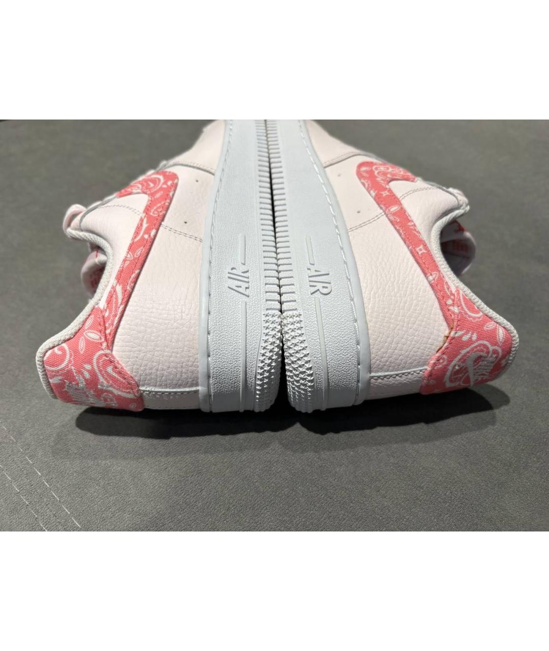 NIKE Белые кожаные кроссовки, фото 4