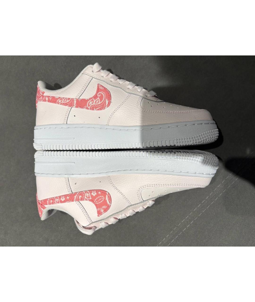 NIKE Белые кожаные кроссовки, фото 3