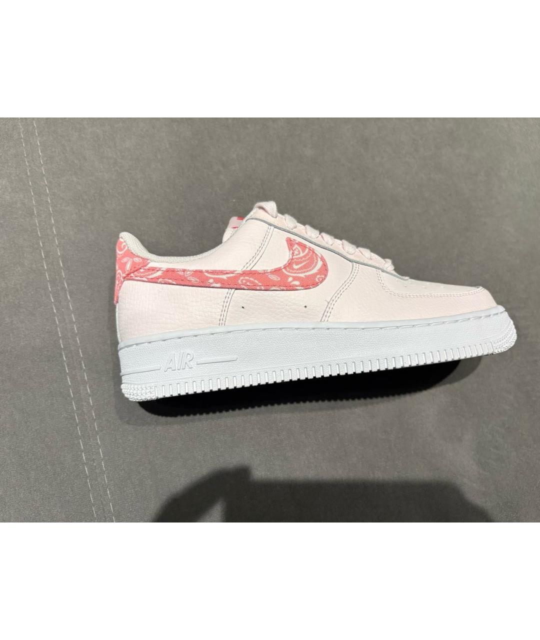 NIKE Белые кожаные кроссовки, фото 5