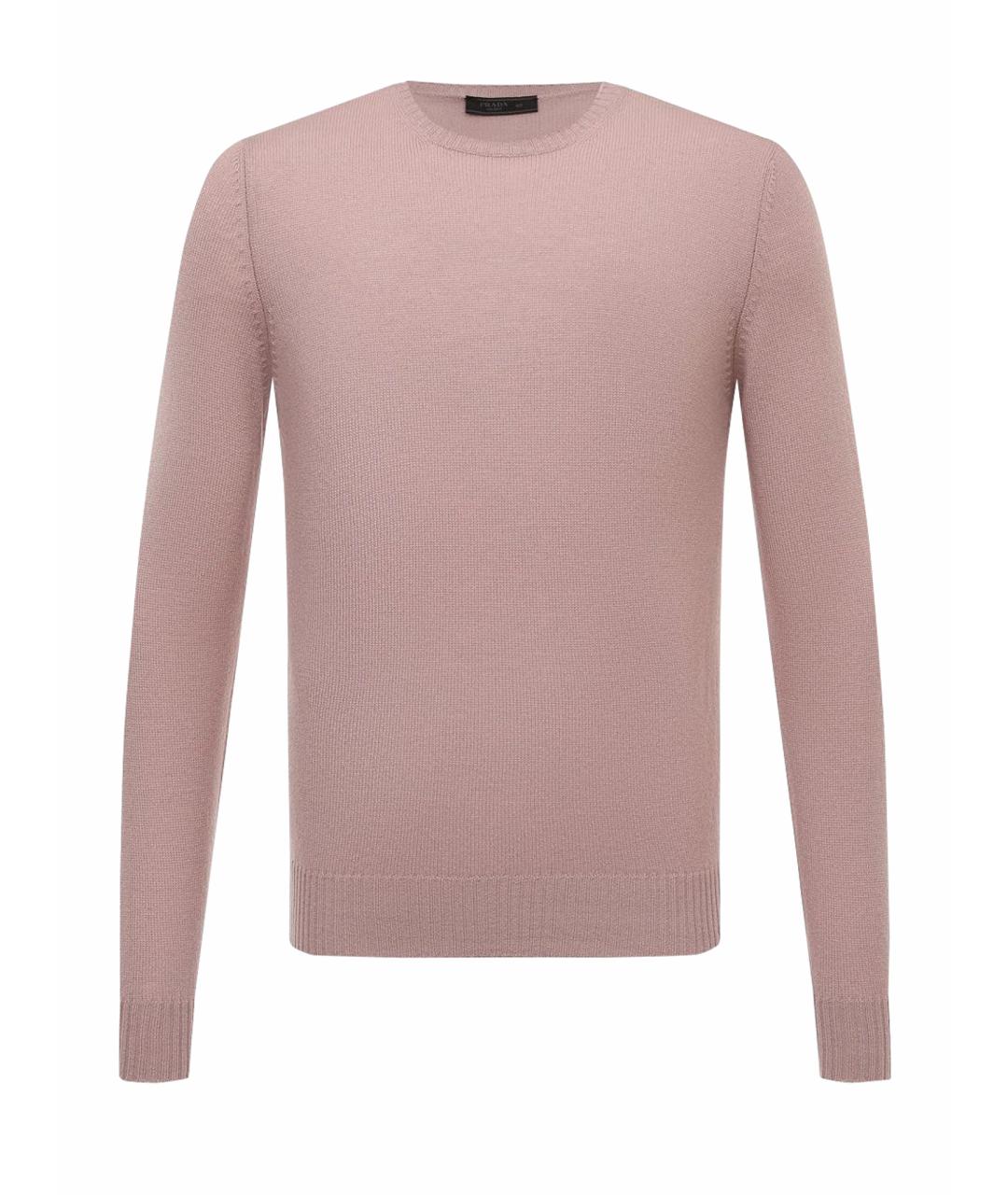 PRADA Розовый кашемировый джемпер / свитер, фото 1