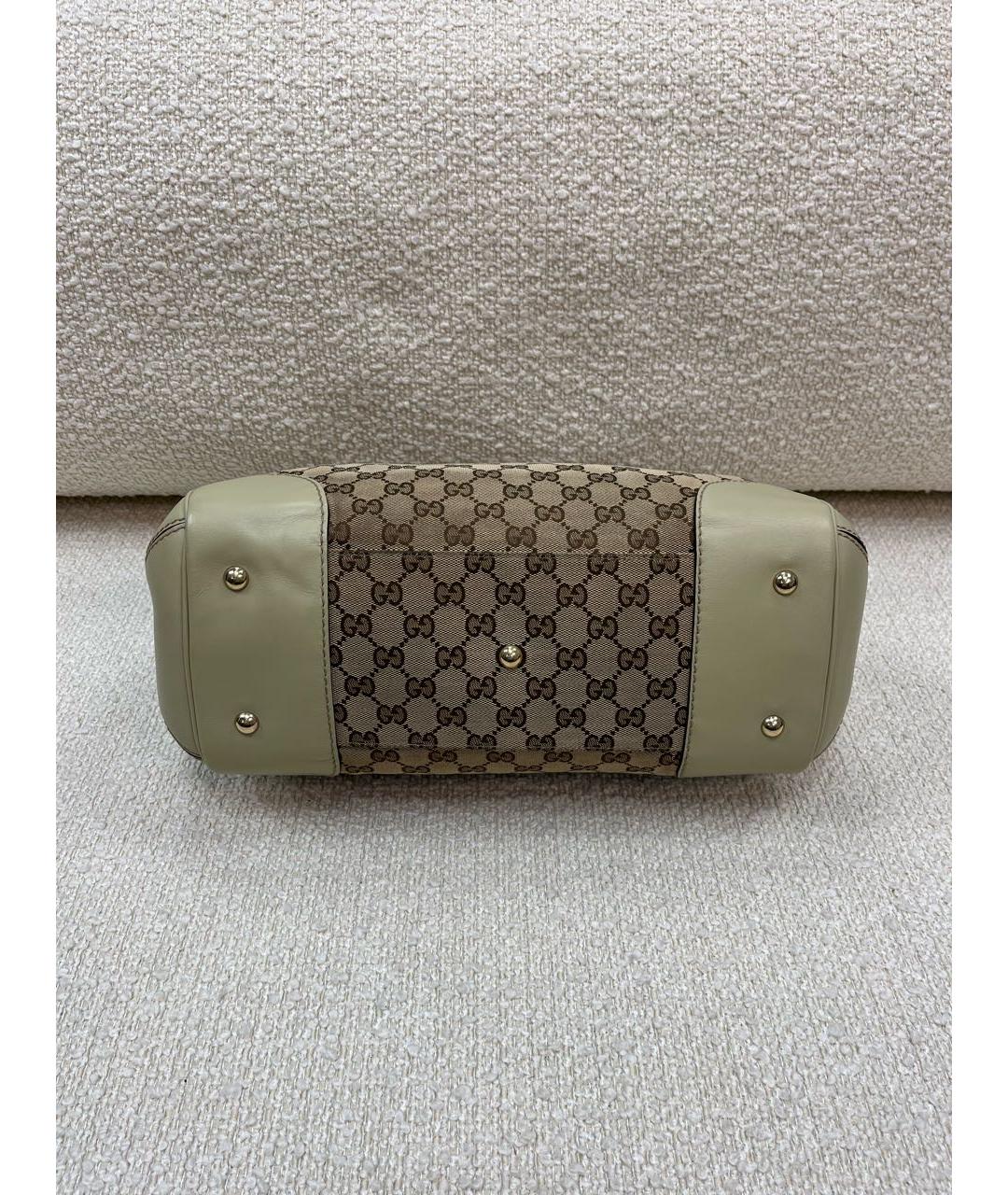 GUCCI Бежевая сумка с короткими ручками, фото 8