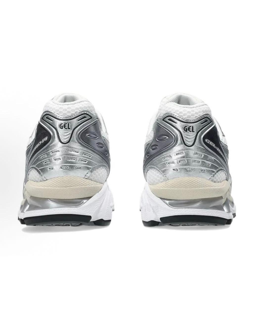 ASICS Серебряные текстильные низкие кроссовки / кеды, фото 4