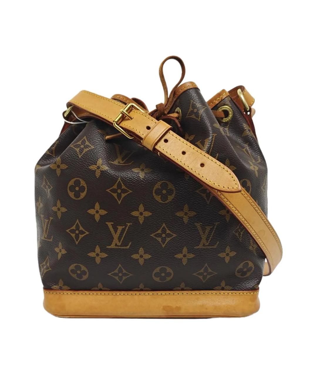 LOUIS VUITTON Коричневая кожаная сумка через плечо, фото 1
