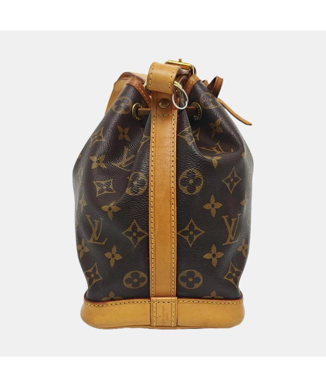 LOUIS VUITTON Коричневая кожаная сумка через плечо, фото 3