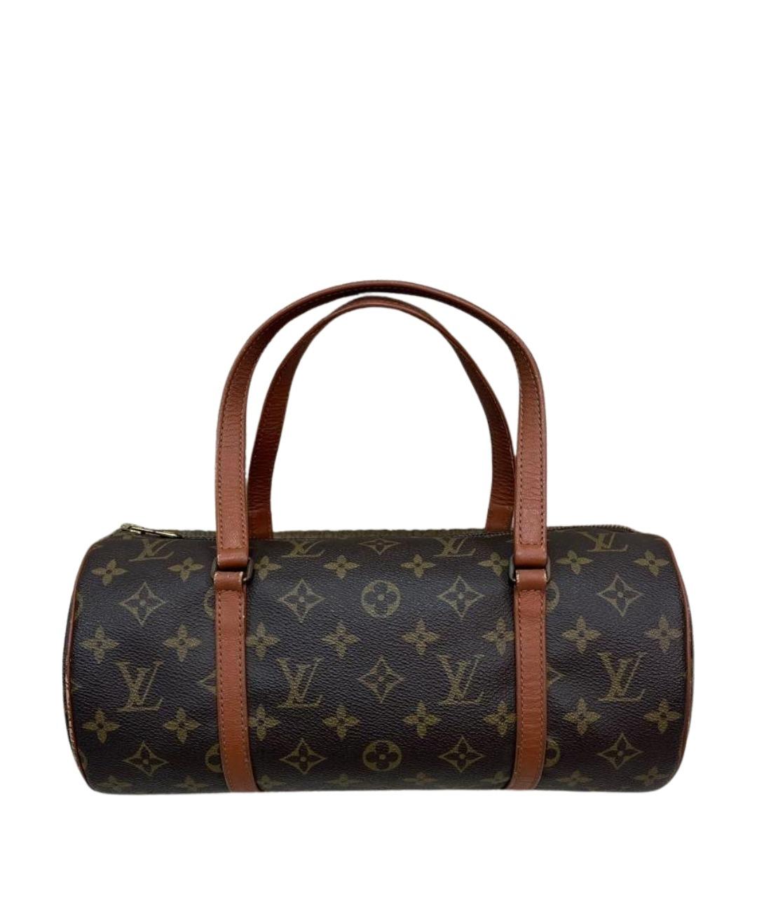 LOUIS VUITTON Коричневая сумка с короткими ручками, фото 1