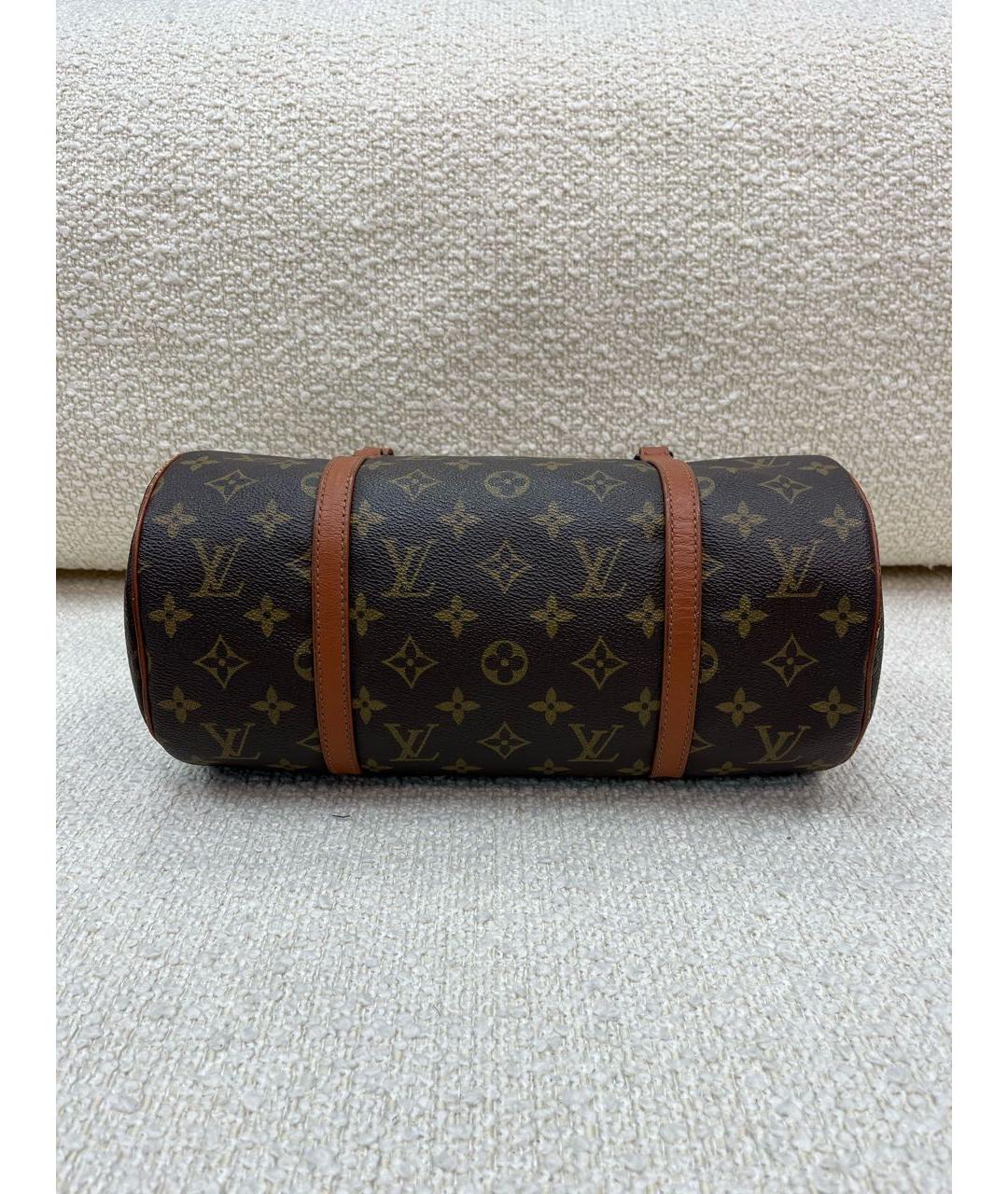 LOUIS VUITTON Коричневая сумка с короткими ручками, фото 8