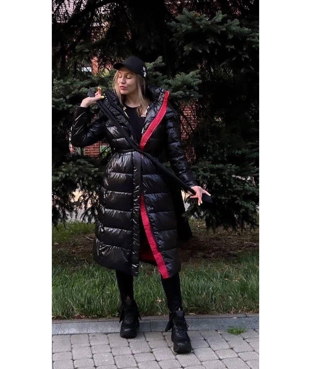 KARL LAGERFELD Черный полиэстеровый пуховик, фото 6