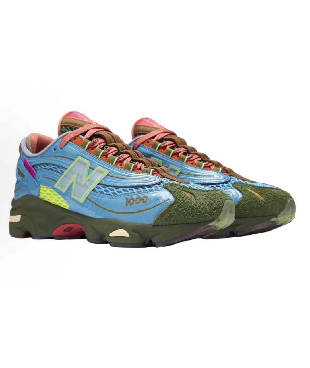 NEW BALANCE Мульти замшевые низкие кроссовки / кеды, фото 2