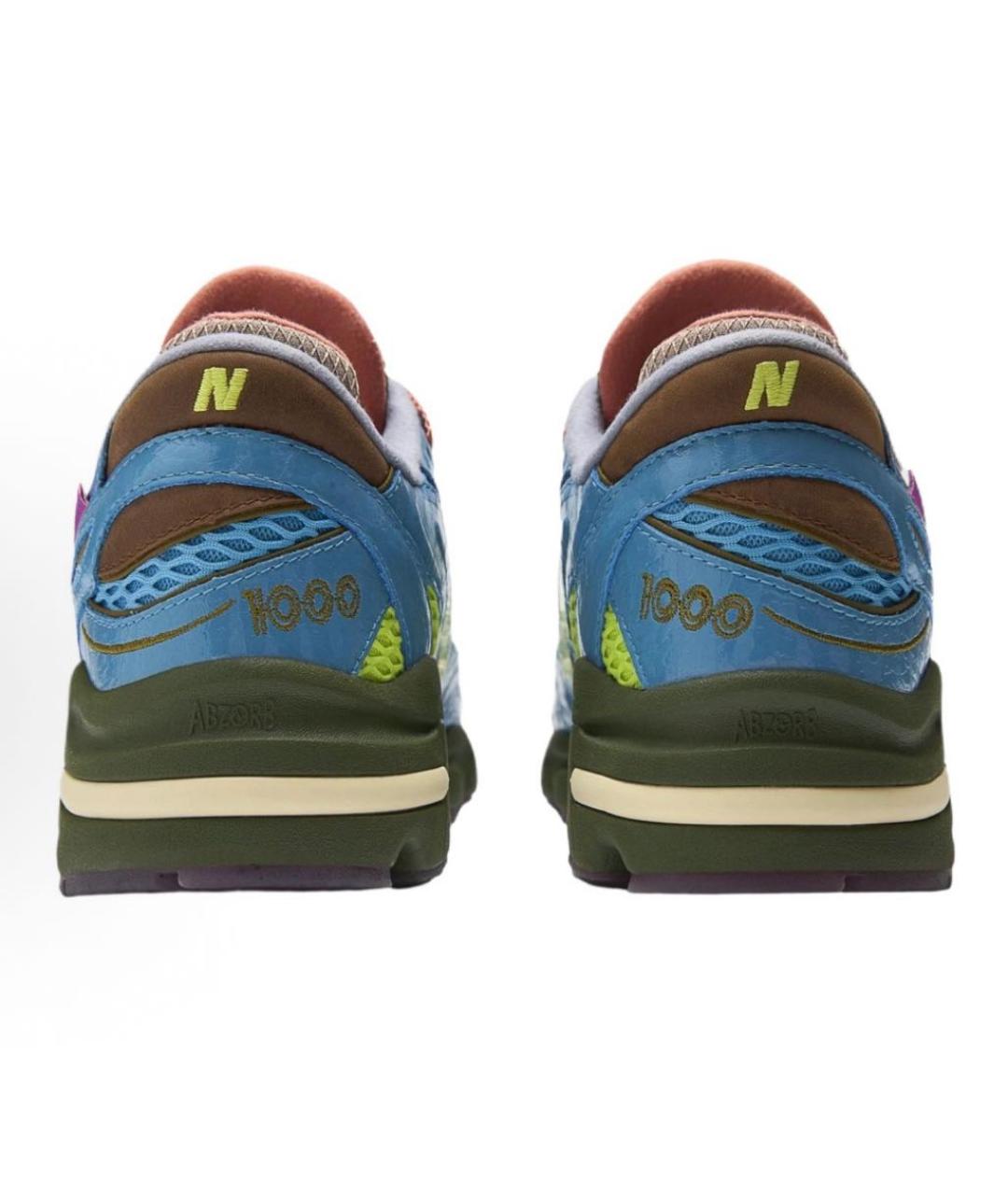 NEW BALANCE Мульти замшевые низкие кроссовки / кеды, фото 4