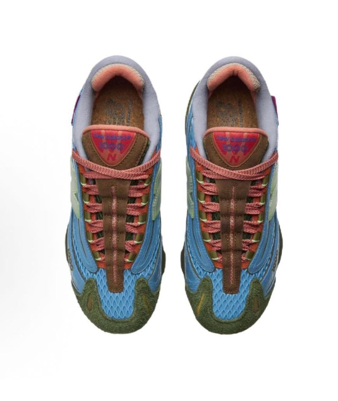 NEW BALANCE Мульти замшевые низкие кроссовки / кеды, фото 3