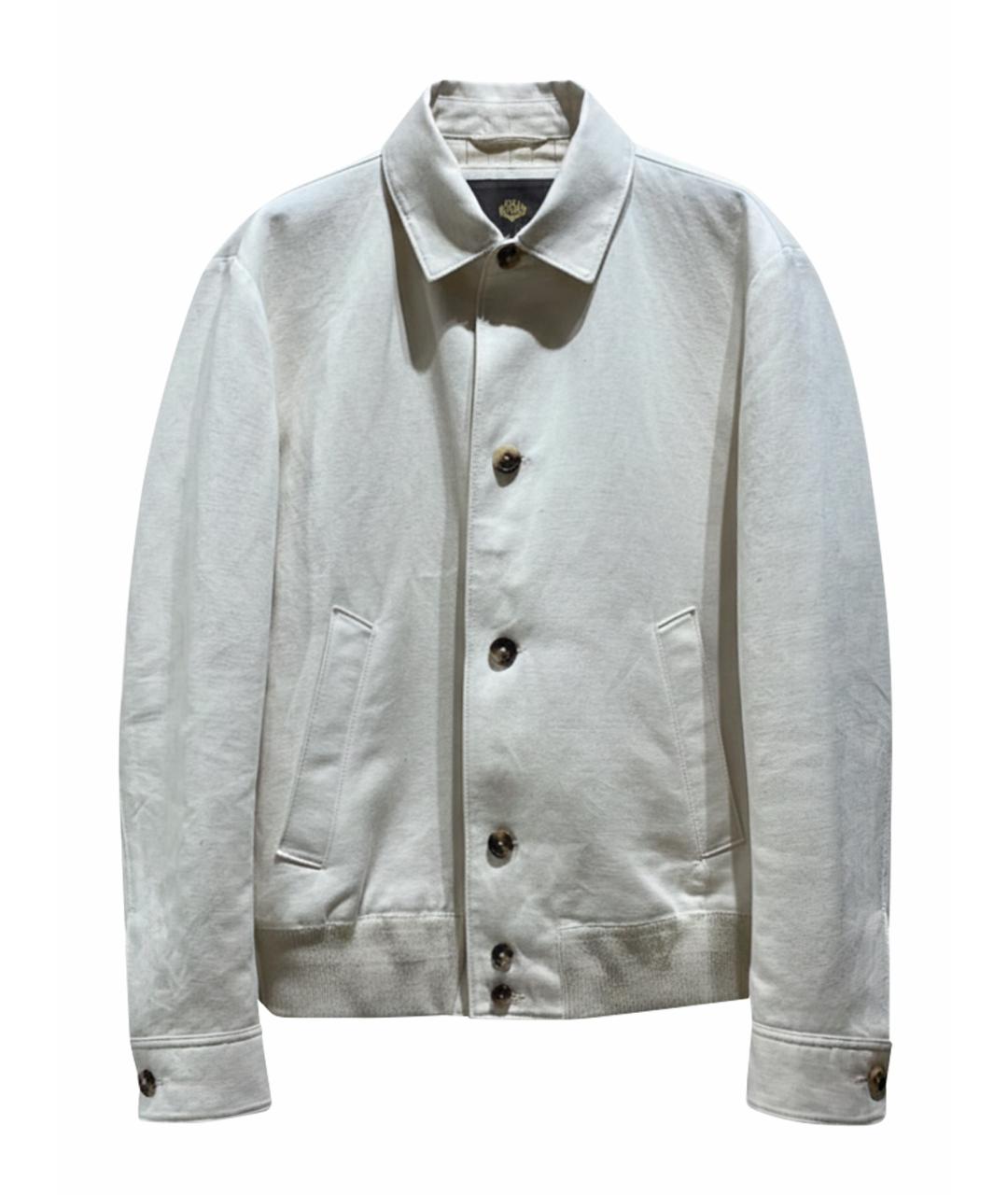 LORO PIANA Бежевая хлопковая куртка, фото 1