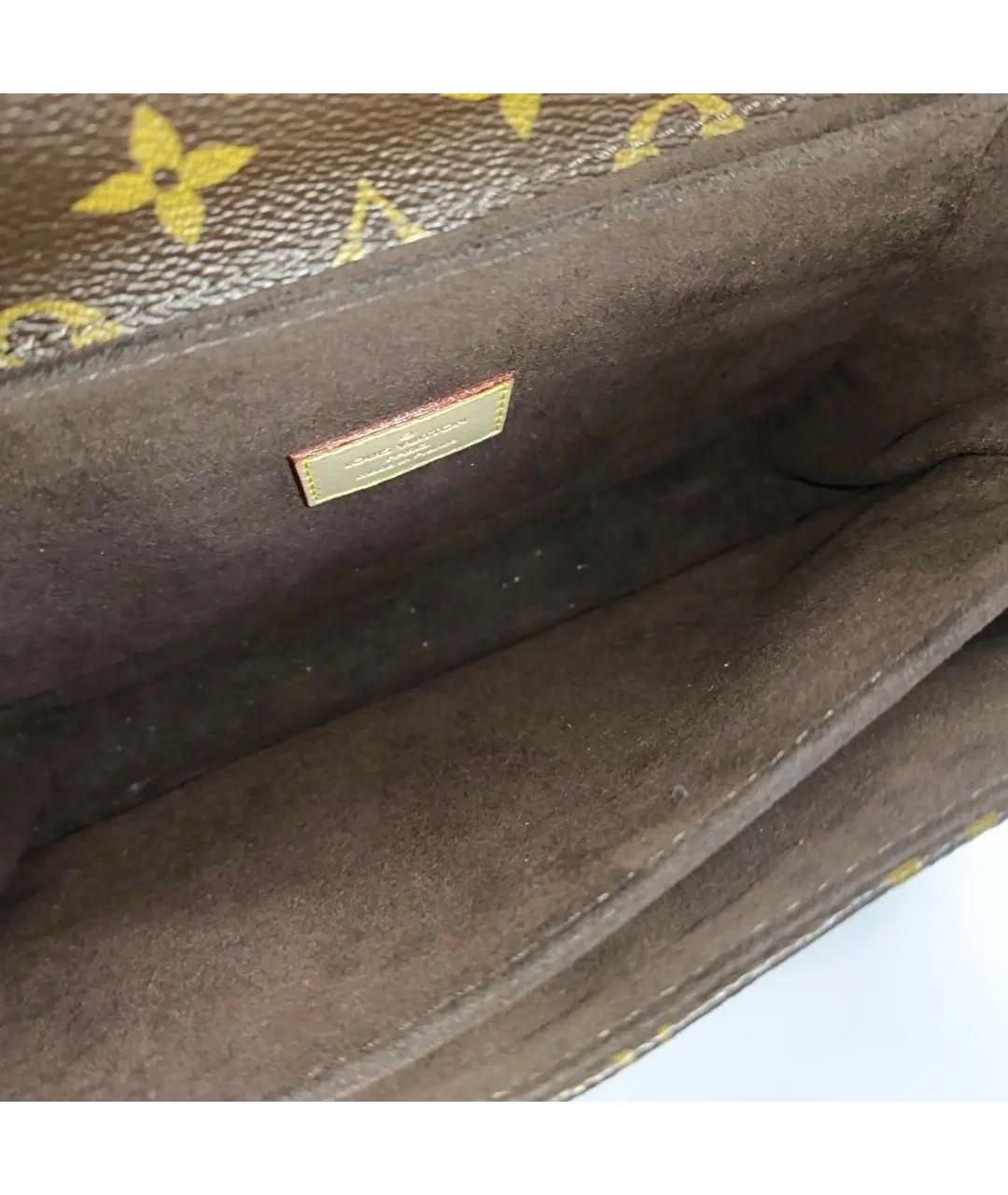 LOUIS VUITTON Коричневая сумка через плечо, фото 6